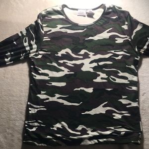 fiorlini international  Army fatigue shirt #G1657